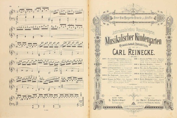 Музыкальный детский сад Карла Рейнеке. T. 7–9. New York: G. Schrimer, 1890.
